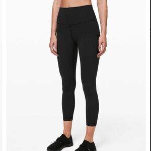Lululemon Wunder Under High-Rise Tight Black Size 4  Full-On Luxtreme 25" Inseam